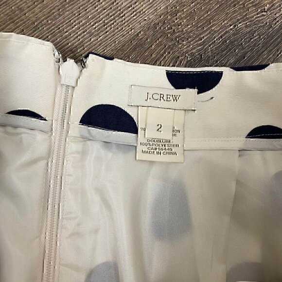 J. CREW POLKA DOT SKIRT BUNDLE SIZE 2 - Picture 4 of 6